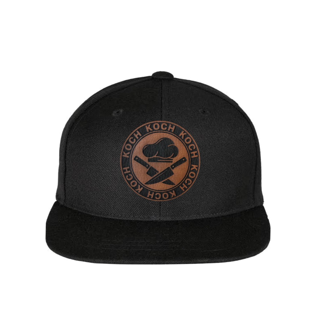 Snapback Koch Lederpatch