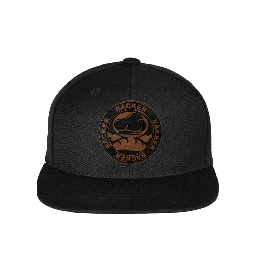 Snapback Bäcker Lederpatch