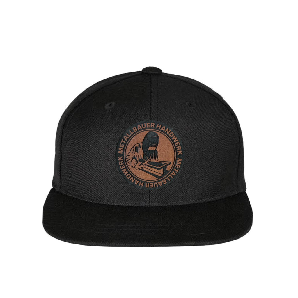 Snapback Metallbauer Lederpatch