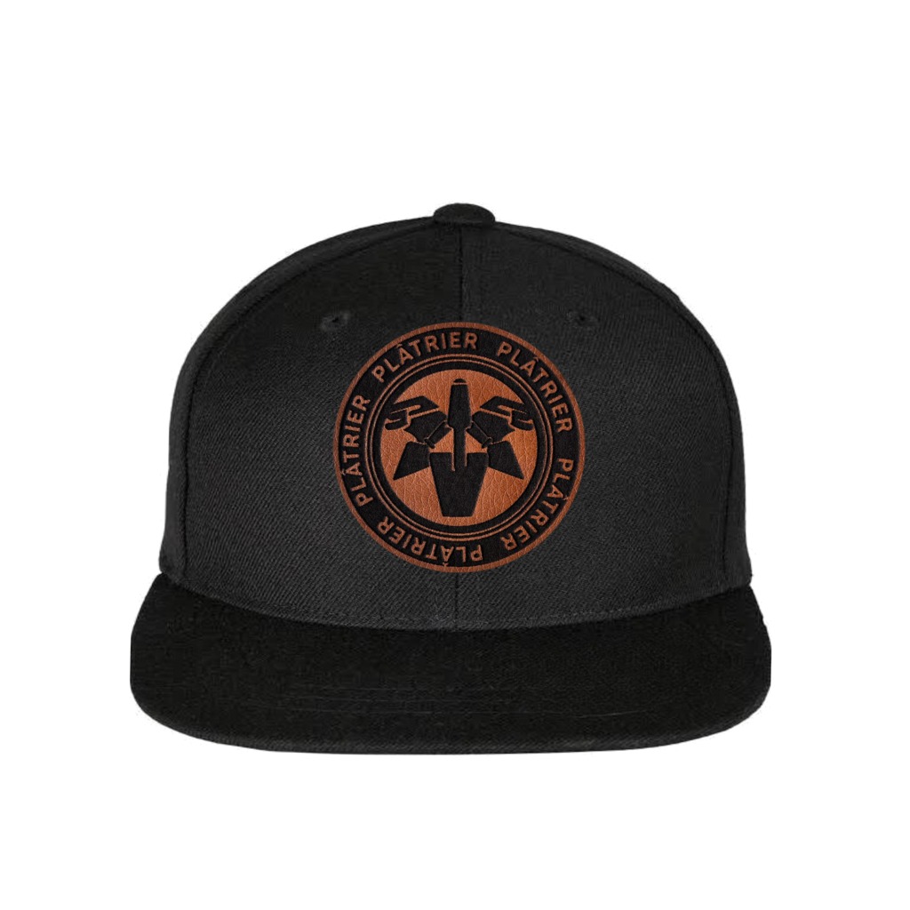 SNAPBACK PLÂTRIER&nbsp;AVEC PATCH EN CUIR