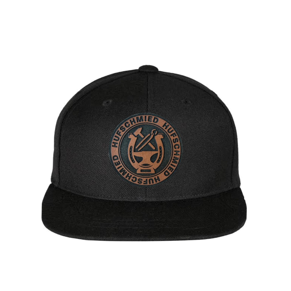 Snapback Hufschmied Lederpatch