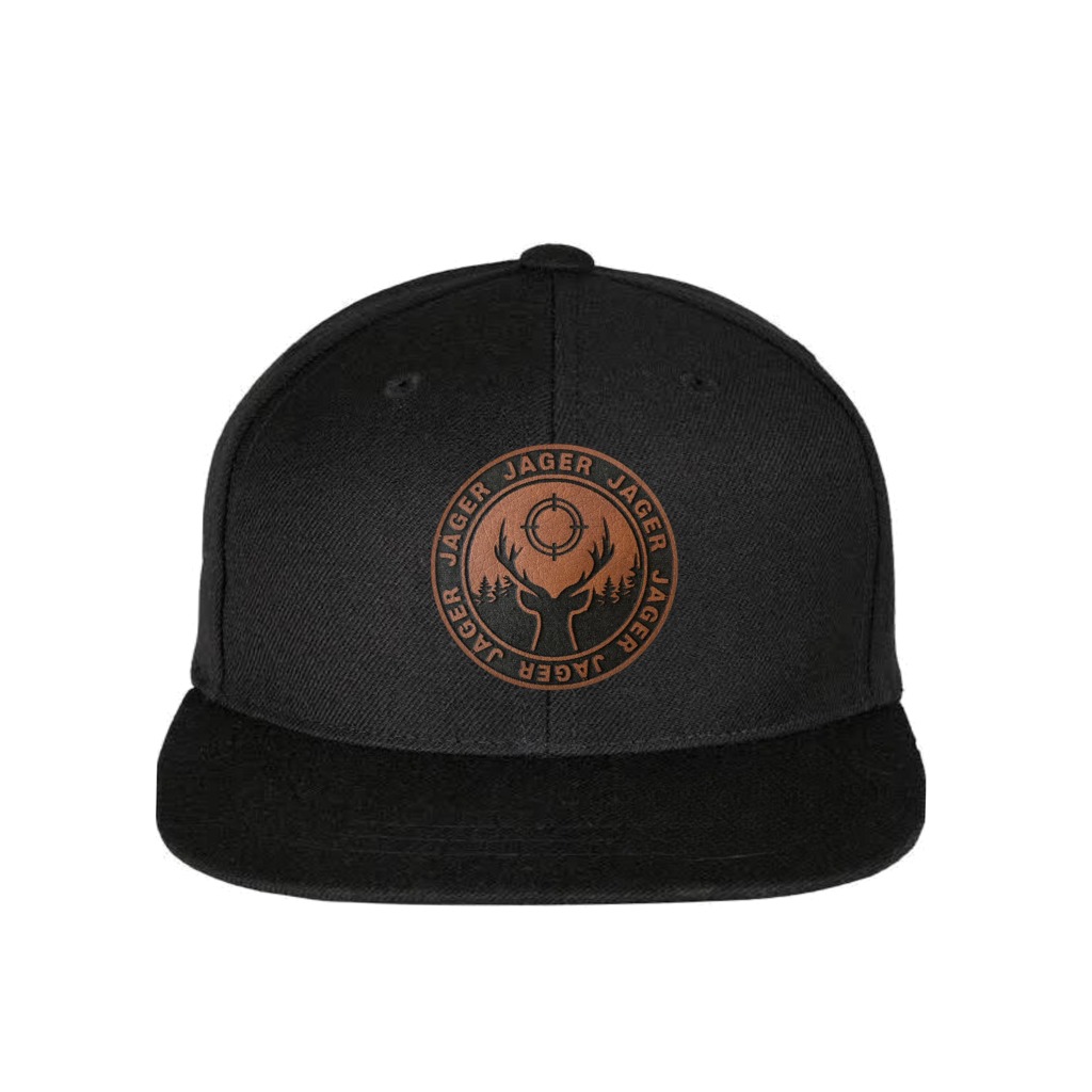 Snapback Jäger Lederpatch
