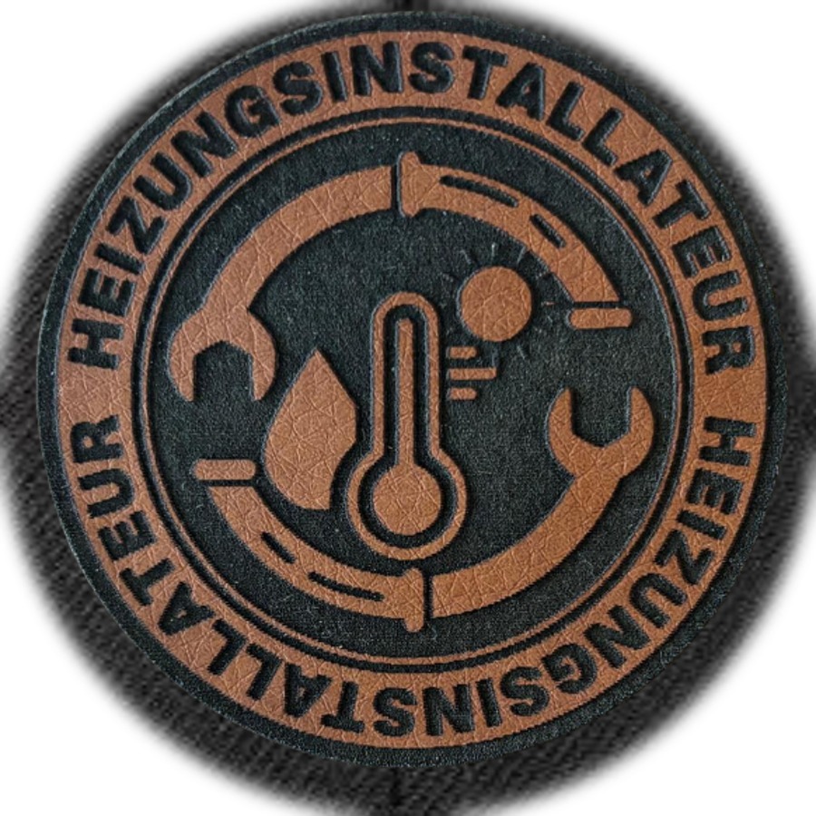 Snapback Heizungsinstallateur Lederpatch 2