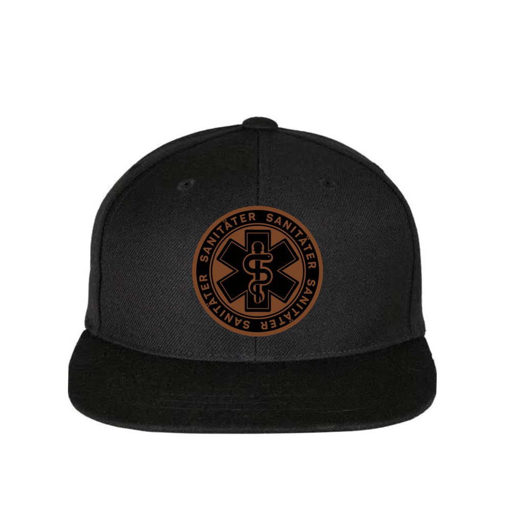Snapback Sanitäter Lederpatch